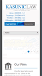 Mobile Screenshot of kasunicweekslaw.com